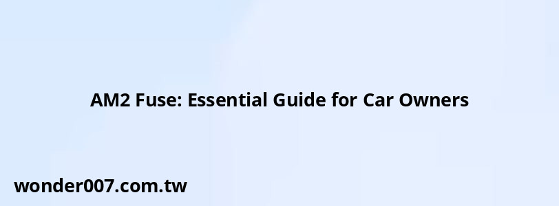 AM2 Fuse: Essential Guide for Car Owners